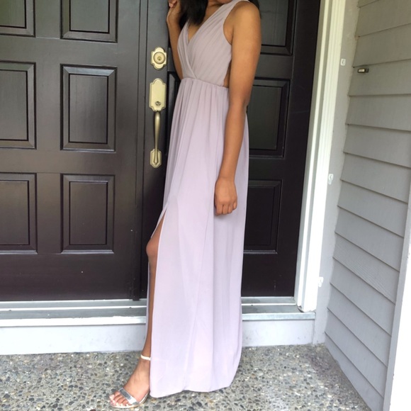 wrap maxi dress formal gown